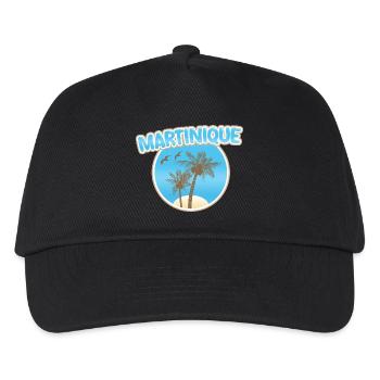 Plage de la Martinique - Casquette de baseball Enfant - noir - Devant