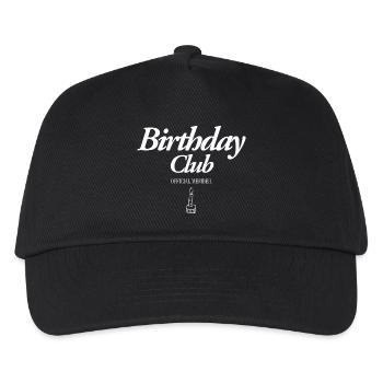 Birthday CLub - Kids’ Baseball Cap - black - Front