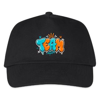 Team - Kinder Basecap - Schwarz - Vorne