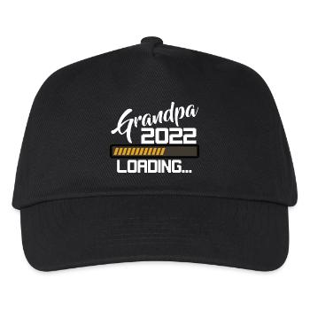 Grandpa Loading 2022 - Kids’ Baseball Cap - black - Front