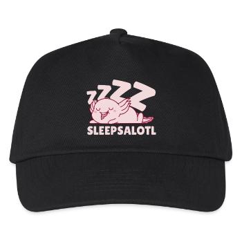 Sleepsalotl - Kids’ Baseball Cap - black - Front