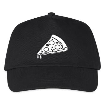 Pizza Slice Gift Pizzeria - Kids’ Baseball Cap - black - Front