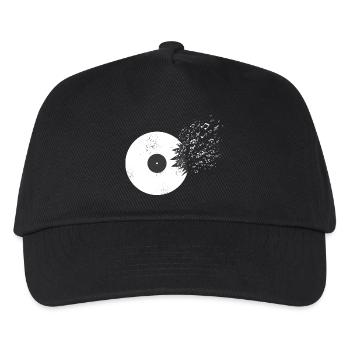 Vinyl - Kids’ Baseball Cap - black - Front