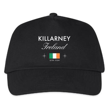 Killarney Ireland Coordinates Travel Souvenir - Kids’ Baseball Cap - black - Front