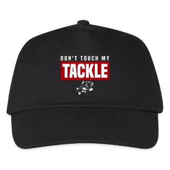 Don't Touch My Tackle - Kinder Basecap - Schwarz - Vorne