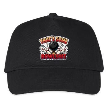 Das ist ein komisches Bowling-Wortspiel-Meme - Kinder Basecap - Schwarz - Vorne