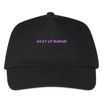 MOTHER's DAY. HAPPY MOTHER'S DAY. MOM. FEAST - Kids’ Baseball Cap - black - Front