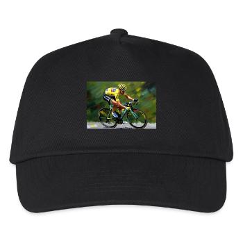 Pedal Power: Pro Cyclist - Kids’ Baseball Cap - black - Front