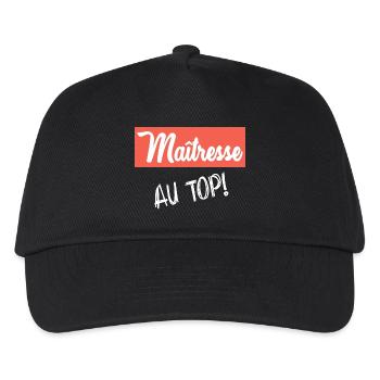 MISTRESS - Kids’ Baseball Cap - black - Front