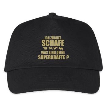 Mouton Mouton Mouton Mouton Eleveur Cadeau - Casquette de baseball Enfant - noir - Devant