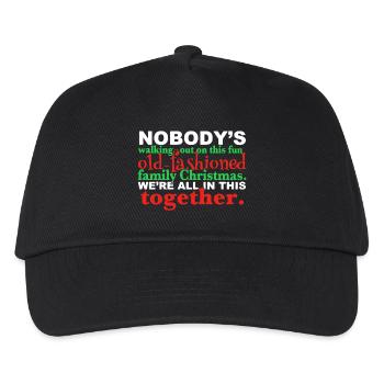Merry Christmas - Kids’ Baseball Cap - black - Front