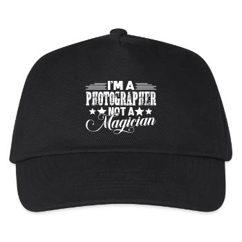 Photographer I am A Photographer - Kids’ Baseball Cap - black - Front