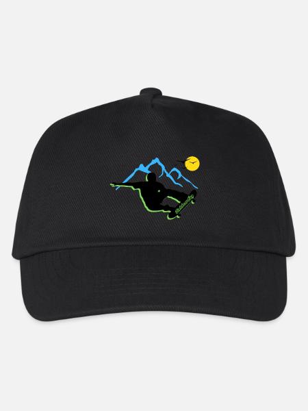 Skateboarding - Kinder Basecap - Schwarz