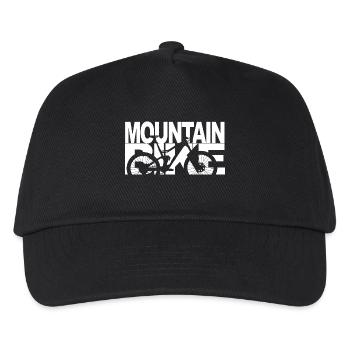 Mountain biking in the mountains - Kids’ Baseball Cap - black - Front