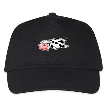 Cow lady girl - Kids’ Baseball Cap - black - Front