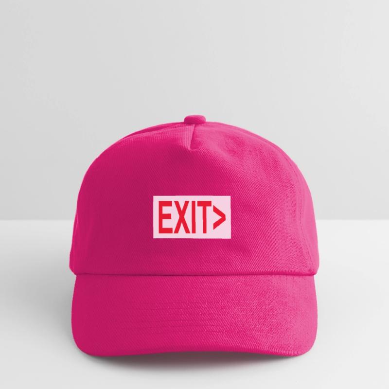 Exit / Exit / Emergency Exit Kids’ Baseball Cap