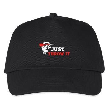 Just Throw It Darts - Kids’ Baseball Cap - black - Front