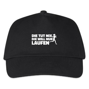 Runner Sport Running Gift - Kids’ Baseball Cap - black - Front