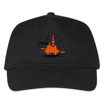 Forties Oil Rig Platform North Sea Aberdeen - Kids’ Baseball Cap - black - Front