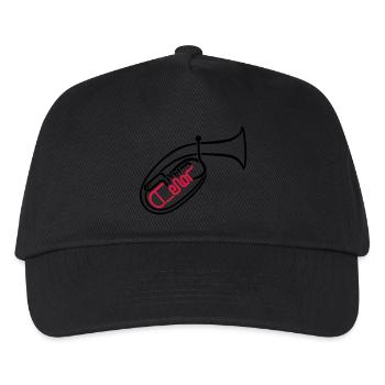 Tenorhorn 2 - Kinder Basecap - Schwarz - Vorne