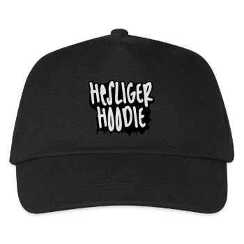 HESLIGER HOODIE - Kinder Basecap - Schwarz - Vorne
