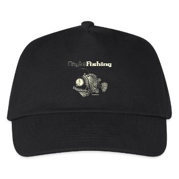 night fishing - Kids’ Baseball Cap - black - Front
