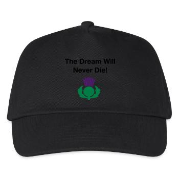 The dream will never die - Scottish Independence - Kids’ Baseball Cap - black - Front