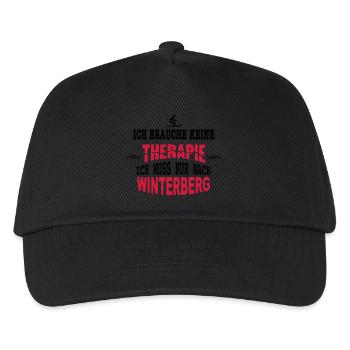THERAPIE Winterberg - Kinder Basecap - Schwarz - Vorne