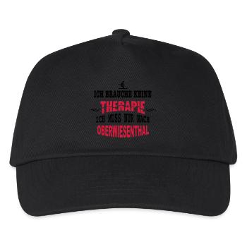 THERAPIE Oberwiesenthal - Kinder Basecap - Schwarz - Vorne