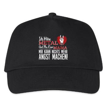 Metal Mama - Kinder Basecap - Schwarz - Vorne