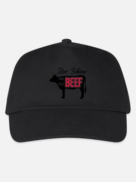 Der Schöne und das Beef - Kinder Basecap - Schwarz