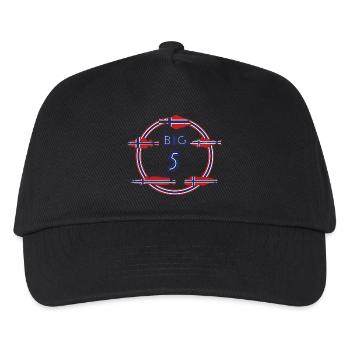 Norwegian Big 5 - Kinder Basecap - Schwarz - Vorne