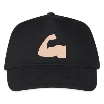 Arm 1 - Kinder Basecap - Schwarz - Vorne