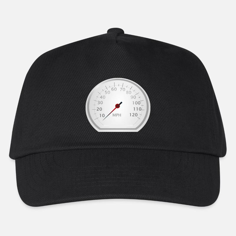compteur de vitesse - Casquette de baseball Enfant - noir