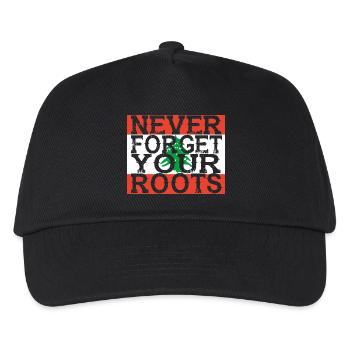 never forget roots home Libanon - Kinder Basecap - Schwarz - Vorne