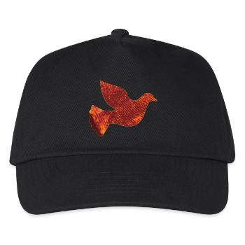 Rote Taube - Kinder Basecap - Schwarz - Vorne
