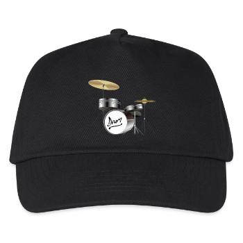 percussion - Kids’ Baseball Cap - black - Front