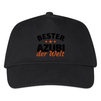 Azubi - Kinder Basecap - Schwarz - Vorne