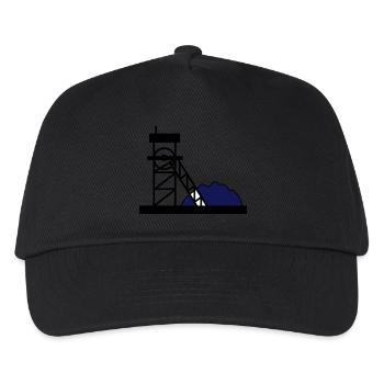 Charbon travail idée mine cadeau mine Hobby - Casquette de baseball Enfant - noir - Devant