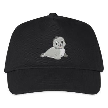 jouet en peluche Robbe - Casquette de baseball Enfant - noir - Devant
