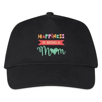 Luck is to be a mom. - Kids’ Baseball Cap - black - Front