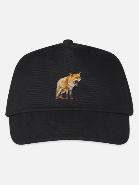 Fuchs - Kinder Basecap - Schwarz