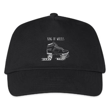 King of Wheels - Casquette de baseball Enfant - noir - Devant