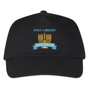 Hanoukka, Hanoukka, fête des lumières, cadeau, chemise - Casquette de baseball Enfant - noir - Devant