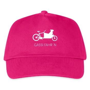 Cargo bike doggie - Kids’ Baseball Cap - fuchsia - Front