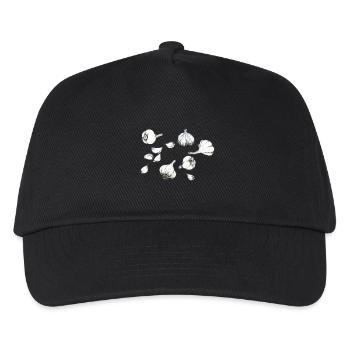 Knoblauch - Kinder Basecap - Schwarz - Vorne