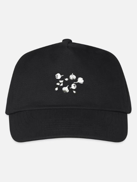 Knoblauch - Kinder Basecap - Schwarz