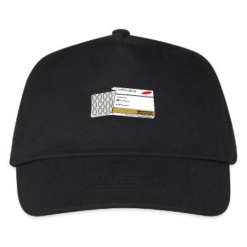 Happiness - Kids’ Baseball Cap - black - Front