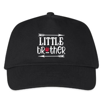Little Brother Dog - Kinder Basecap - Schwarz - Vorne