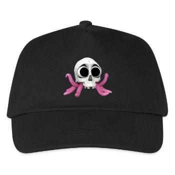 SkullyMops - Kinder Basecap - Schwarz - Vorne